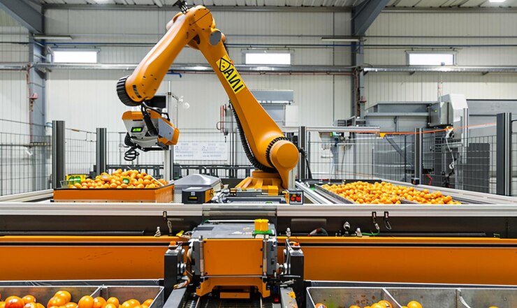 palletizing robot for the food industry