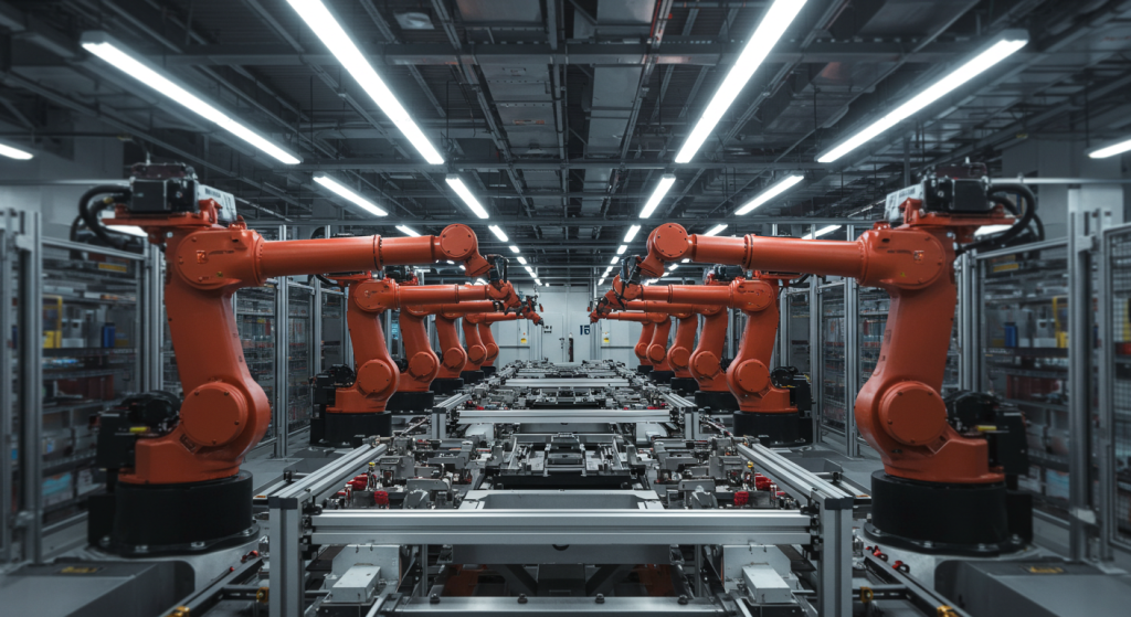 parallel robots factory